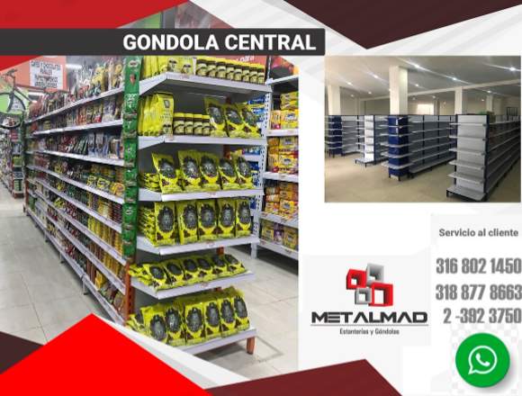 muebles para supermercados, estanterías, góndolas