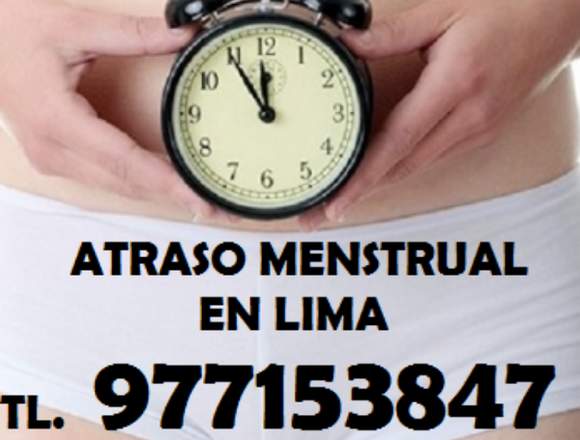 Atraso Menstrual Solucion Los Olivos