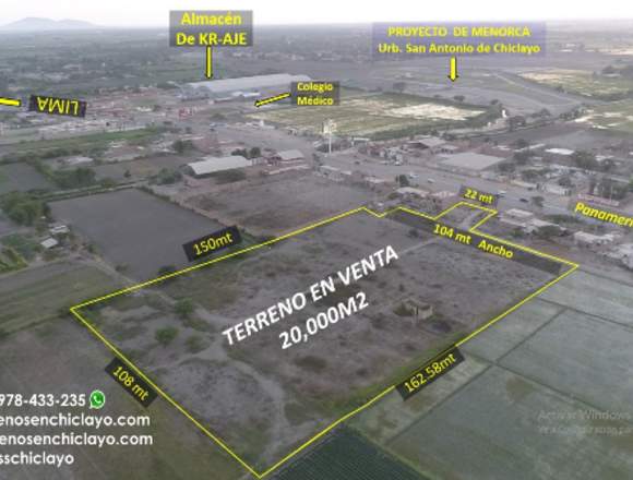 ‼️DE OPORTUNIDAD‼️ BUEN TERRENO DE 20,000m²