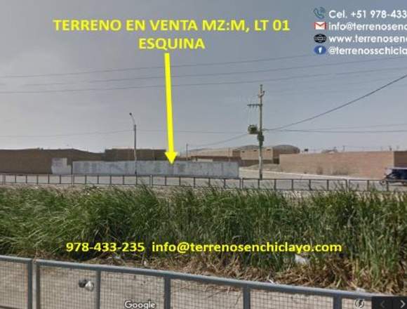 TERRENO DE 388 M2 -URB. LA PARADA, CHICLAYO 