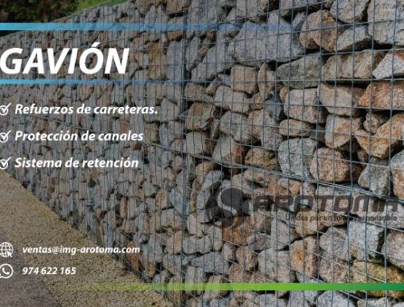 VENTAS DE GAVIÓN PARA LA PROTECCIÓN DE TALUDES