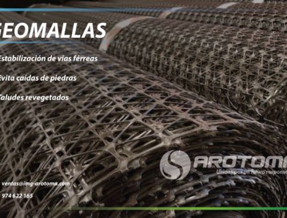 VENTAS DE GEOMALLAS ESTABILIZACIÓN DE VÍAS FERREAS