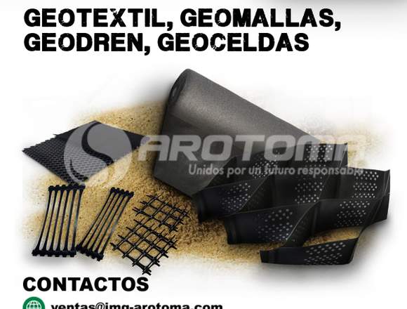  VENTA DE GEOTEXTIL, GEOMALLAS, GEODREN, GEOCELDA