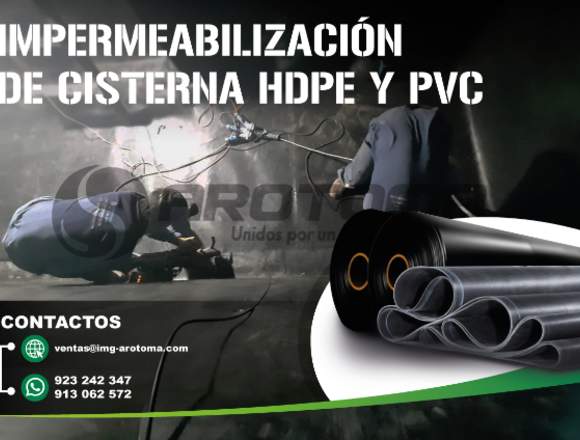 IMPERMEABILIZACIÓN DE CISTERNA / HDPE Y PVC