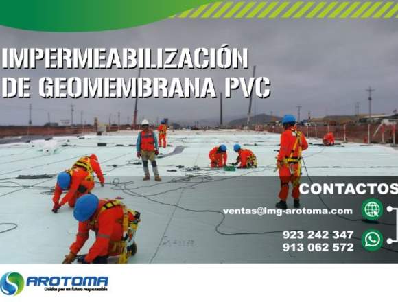 IMPERMEABILIZACIÓN DE GEOMEMBRANA PVC