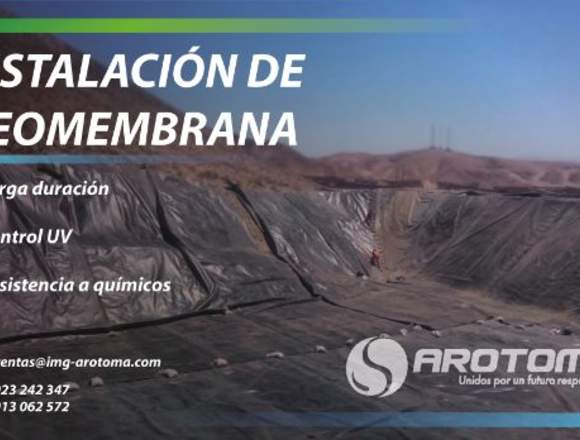 Instalaciones de GEOMEMBRANAS HDPE nivel nacional