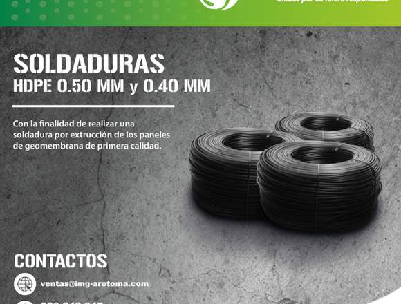 SOLDADURA HDPE/0.50 MM Y 0.40  - IMG AROTOMA