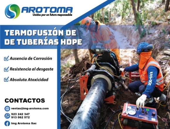 SERVICIO DE TERMOFUSIÓN DE TUBERÍAS HDPE