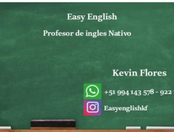 Clases de Ingles con profesor nativo