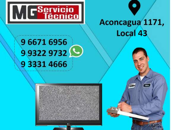 Servicio Tecnico de tv SMART Samsung LG AOC Sony 