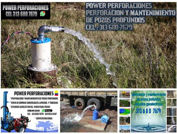 MANTENIMIENTO DE POZOS PROFUNDOS POZOS AGUA