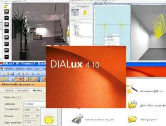 Clases de Software de iluminación Dialux