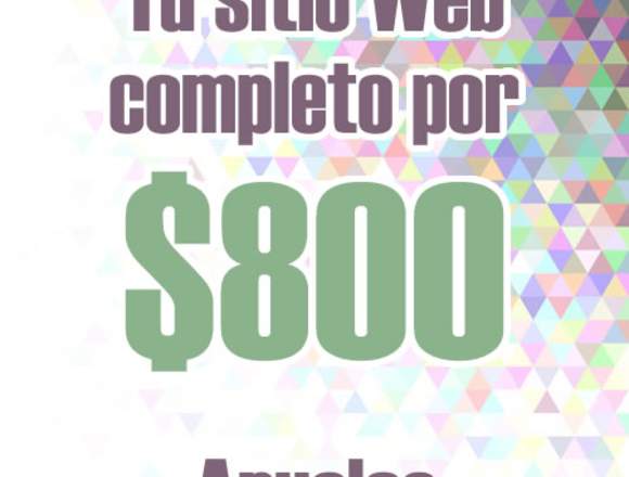 Tu sitio web profesional completo