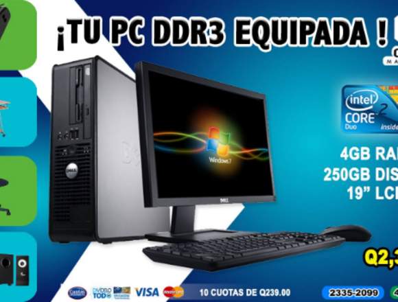 COMPUTADORAS DELL+MUEBLE+IMPRESORA CANON+REGULADOR