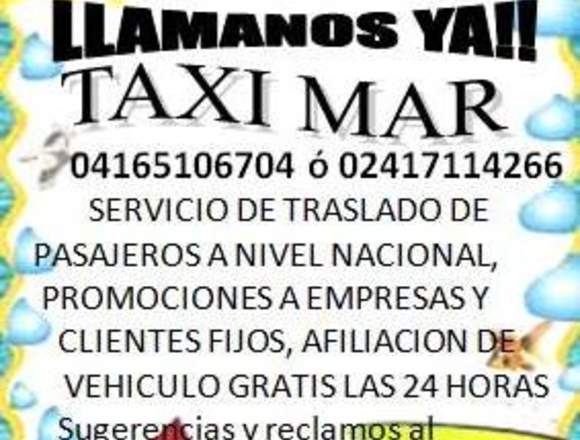 LINEA DE TAXI, SERVICIO A NIVEL NACIONAL