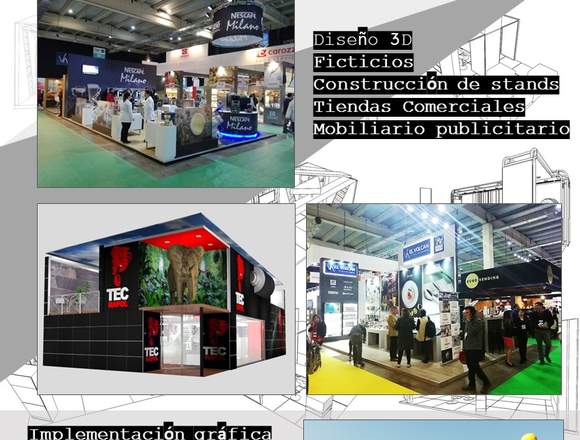 Vismotrix, Diseño y Construcción de Stands