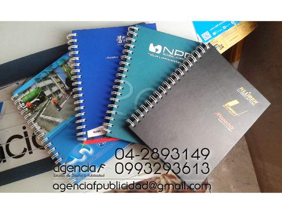 cuadernos / agendas personalizados corporativos