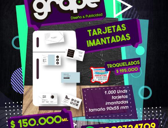 tarjetas imantadas para publicidad