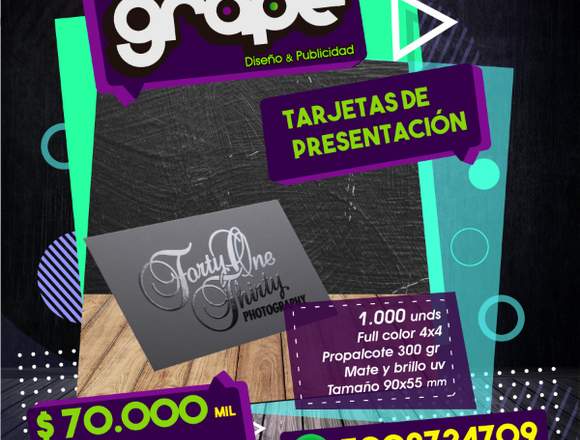 tarjetas de presentacion 