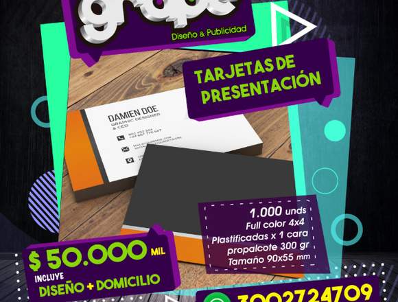 tarjetas de presentacion 