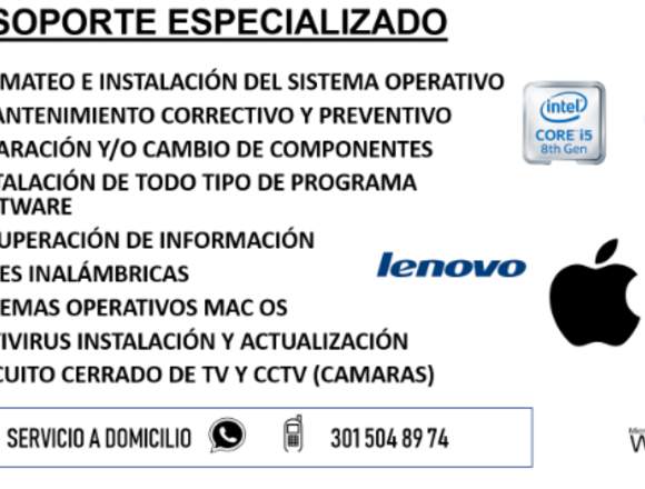 SOPORTE ESPECIALIZADO EN SISTEMAS