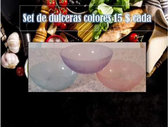 DULCERAS DE COLORES 