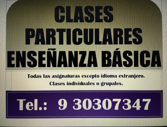 Clases particulares 