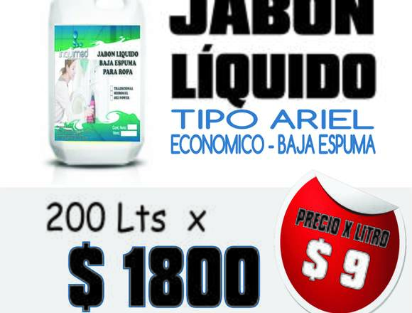 JABON LIQUIDO T/ ARIEL Y OTROS ART. DE LIMPIEZA
