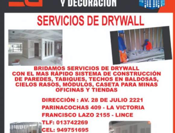 SERVICIOS DE DRYWALL