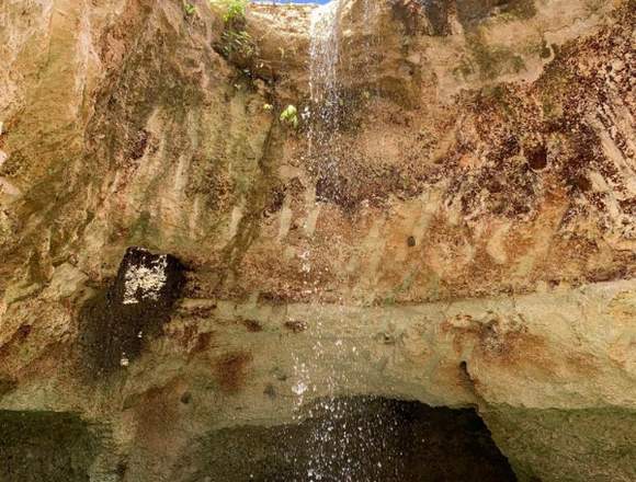 Terrenos con cenote y luz 