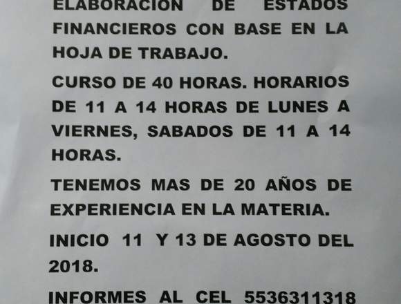 PREPA EN 3 MESES Y CURSOS DE CONTABILIDAD GENERAL