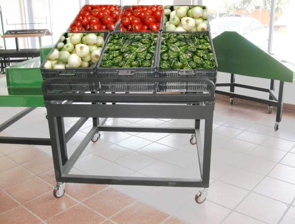 exhibidor de frutas y verduras