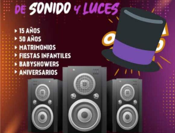 Alquiler de equipo de sonido 