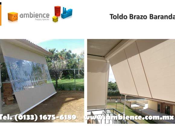 Toldos Retractiles cortinas en Tlajomulco de Zunig