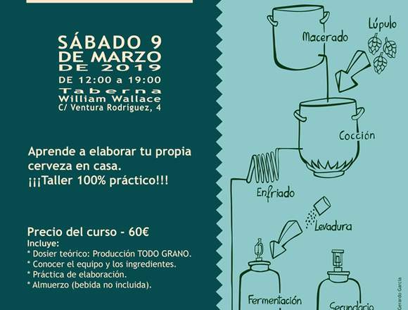 Curso de elaboración de cerveza artesana