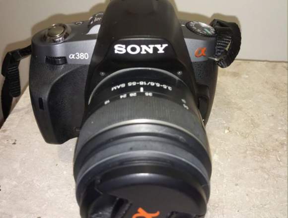 VENDO CAMARA SONY ALPHA 380 AL 100% 