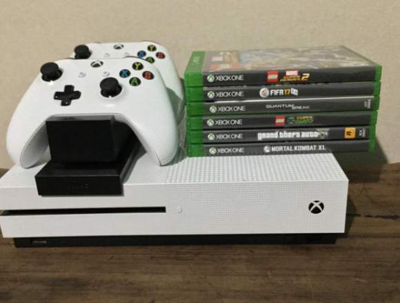 Xbox one s 1tb + accesorios