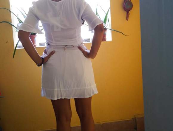 VESTIDO CASUAL BLANCO (NUEVO)