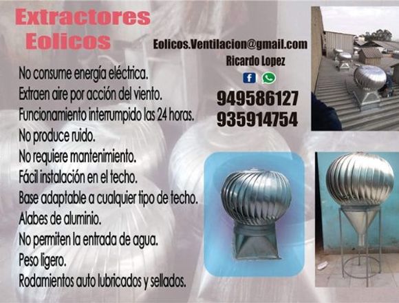 EXTRACTORES EOLICOS 