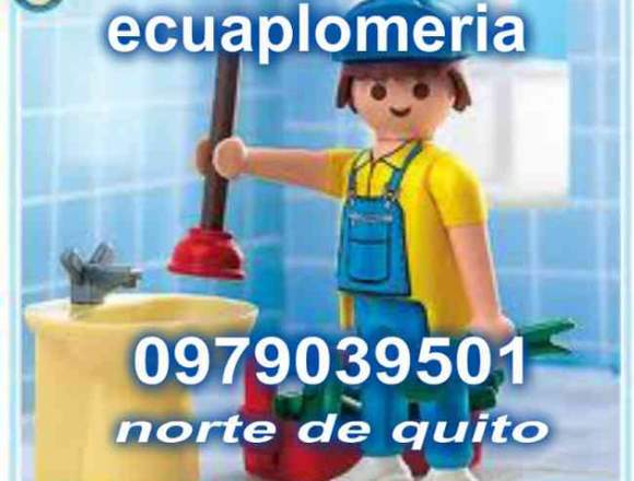 097 903 9501 plomero 24h  todo el norte de quito