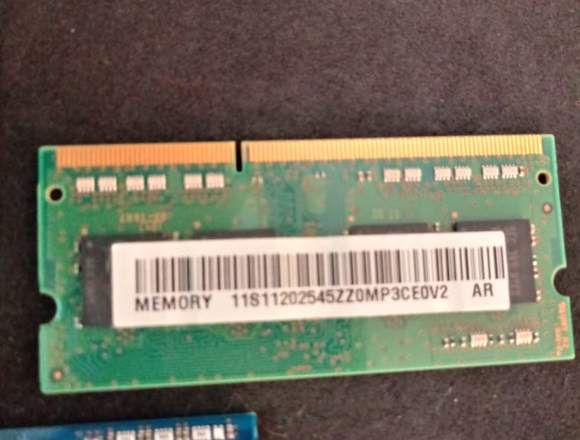 3 Memoria ram DDR 4gb Exelente oportunidad