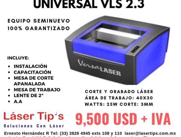 VERSA LÁSER SEMINUEVA MARCA UNIVERSAL vls 2.30