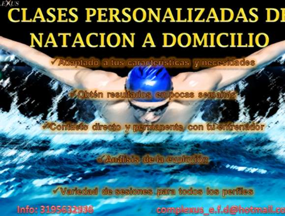 APRENDE A NADAR. CLASES A DOMICILIO