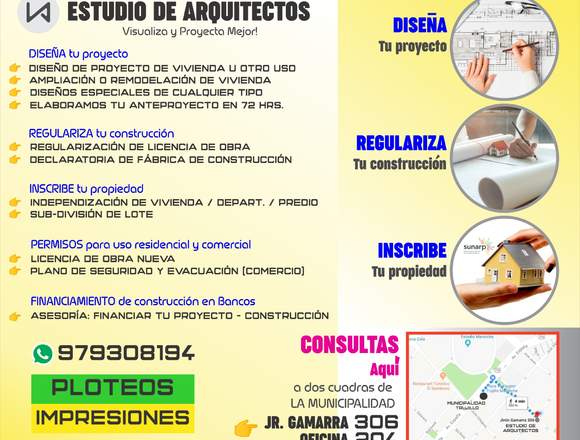 ESTUDIOS DE ARQUITECTURA : TE ASESORAMOS