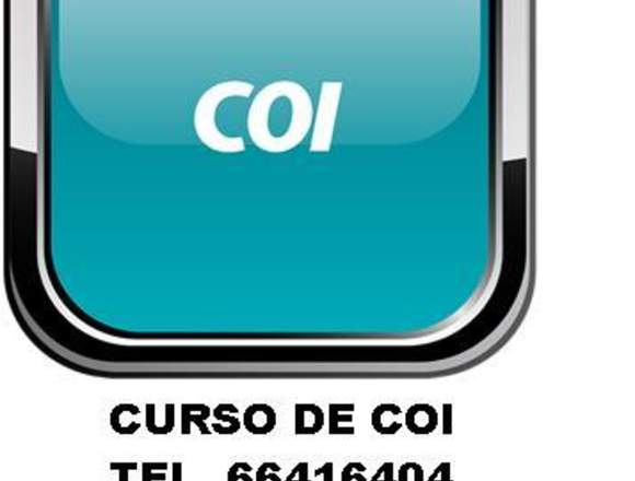 CURSO DE COI BASICO..!!