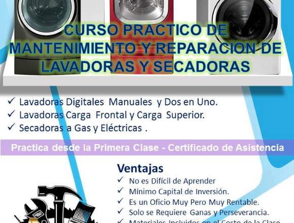 Curso Practico de Reparación de Lavadoras y Secado