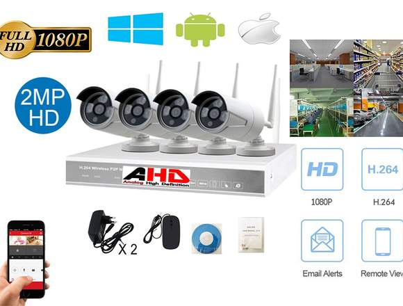 Cctv WiFi AHD 1MP Vision desde el Smartphone+Envio