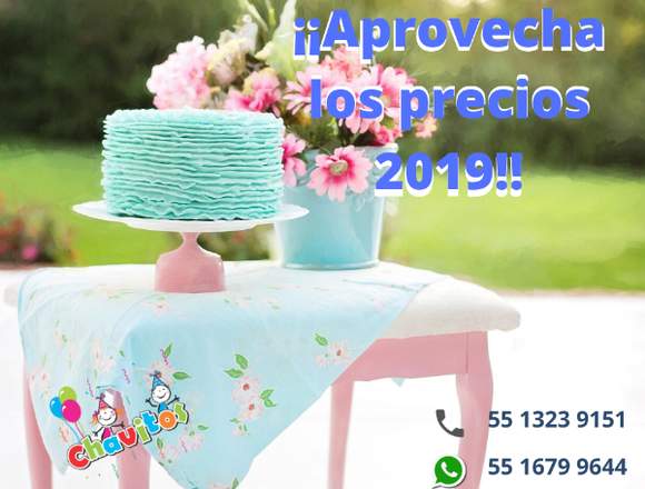 ¡¡Seguimos con los precios 2019!!