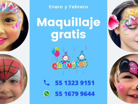 Celebra Con Nosotros Con Maquillaje GRATIS