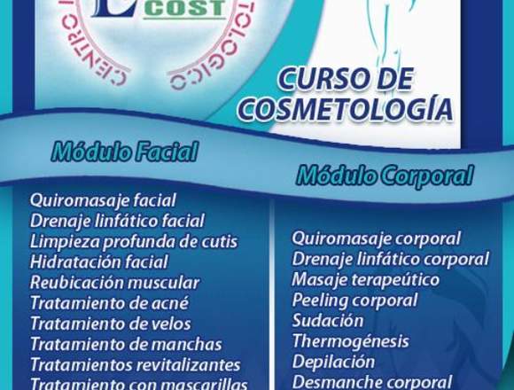 CURSO DE COSMETOLOGIA / MODULO FACIAL Y CORPORAL